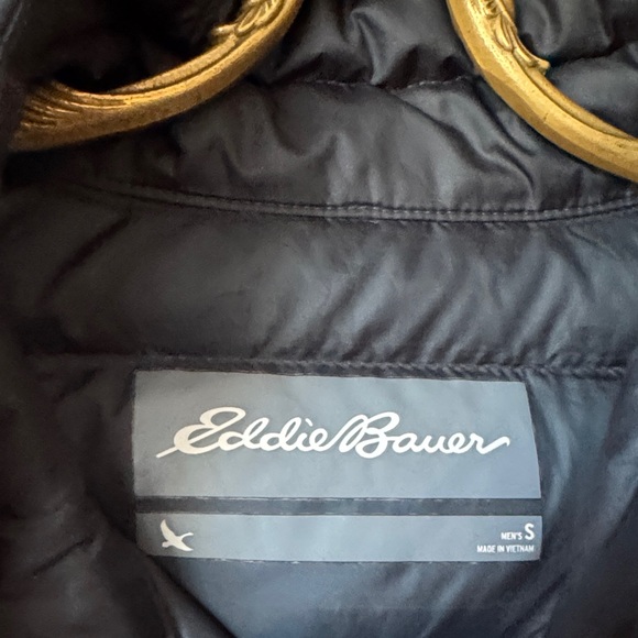 Eddie Bauer Men's Dark Gray Puffer Jacket - Picture 2 of 5